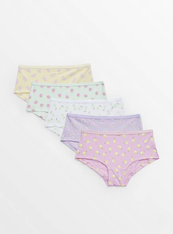 Fruit Print Shorts 5 Pack 5-6 years